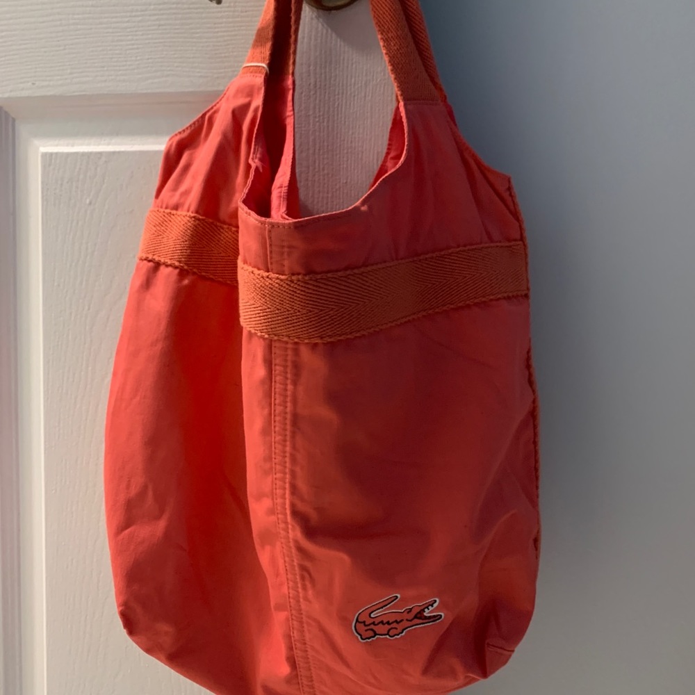 Lacoste Shopping Bag- Deep Coral